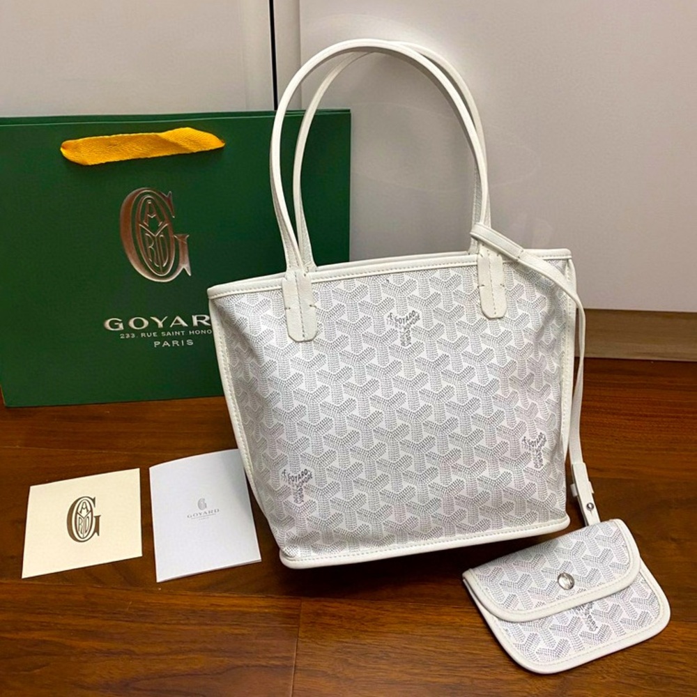 Goyard Mini Anjou bag - White